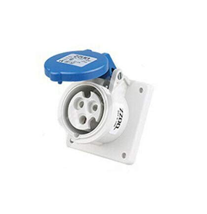 SENRISE Blue Industrial Plug & Socket - IP44 3Pin 16A Waterproof Plug Connector Socket