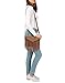 HDE Women's PU Leather Hobo Fringe Crossbody Tassel Purse Vintage Small Handbag