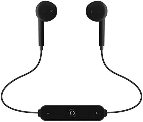 Wireless Earphones, Bluetooth Headphones Sport Earbuds with Mic Sport Stereo Headset Sweatproof, Noise Cancelling Stereo, Best Headset for Gym Running Workout (Black)