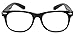 Costume Adventure Black Costume Glasses With Plastic Lenses -One Size Fits All
