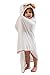 Extra Large Toddler Towel with Hood, Unique Size 48x30