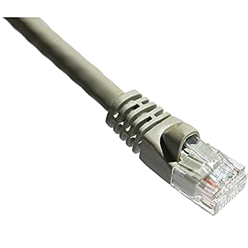 Axiom C6MBSFTPG7-AX 7ft Cat6 550MHz S/FTP Shielded Patch Cable Molded Boot (Gra…