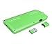 FAVI FE01 2.4GHz Wireless USB Mini Keyboard with Mouse Touchpad, Laser Pointer - USA Version (Warranty) - Green (FE01-GR)