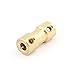 Uxcell a15113000ux1258 4mm to 4mm Copper DIY Motor Shaft Coupling Joint Connector for Electric Car Toy