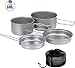 Snow Peak Multi Compact Cookset, SCS-020T, Japanese Titanium, Ultralight and Compact for Camping and Backpacking, Made in Japan, Lifetime Product Guaranteethumb 1