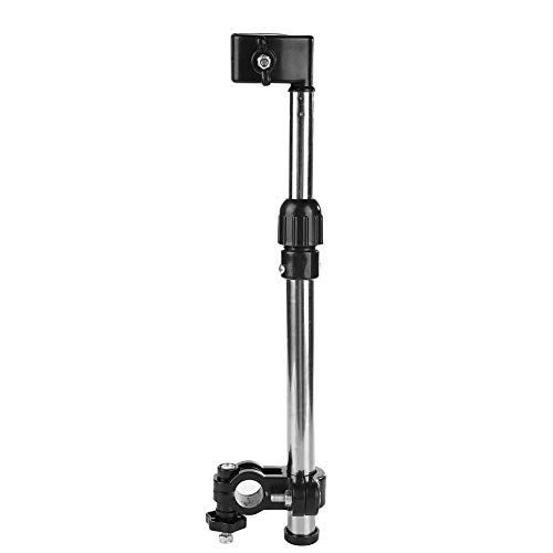 Wheelchair Umbrella Holder, Adjustable Umbrella Mount Holder for Buggy Bicycle Fishing Seats Pram Pushchair Stroller, Stainless Steel Bike Umbrella Mount, Umbrella Clamp Mount Bracket