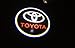 AMINEY 2 Pcs Door Welcome Lights Ghost Shadow Logo Light for Toyota, Easy Installation
