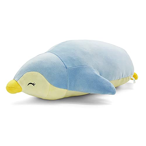 blue penguin pillow pet