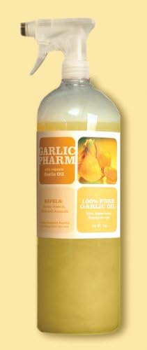 Garlic Pharm Organic Garlic Repellant, 35 Fluid Ounce Spray Bottle