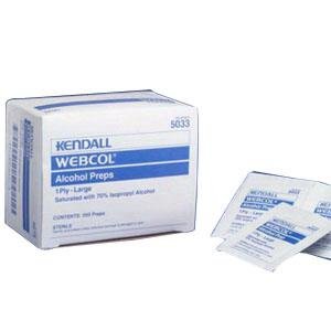 Kendall Healthcare Webcol Alcohol Preps Wipe, Medium, 2 ply, 1's - # 686818