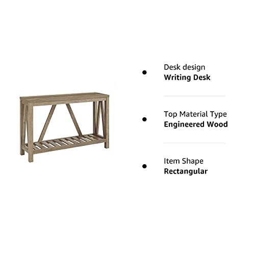 Walker Edison Modern Farmhouse Accent Entryway Table Entry Table Living