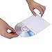 Pacific Mailer Paper CD DVD Disc Sleeves Envelope with Window Cut Out and Flap, Premium Thick [120g Heavy Weight, Pack of 1000]