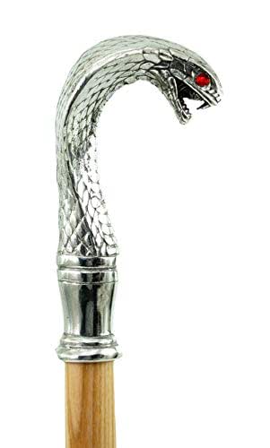 bastones de maderapreciosa madera de haya natural con ojos rojos