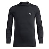 BALEAF Youth Boys’ Compression Thermal Shirt Fleece Baselayer Long Sleeve Crew NeckTop