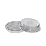 Nordic Ware Microwave 2-Sided Round Bacon and Meat Grill and 10-Inch Deluxe Microwave Plate Cover by Nordic Ware