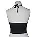 Malloom Women's Sleeveless Crop Tops Vest Backless Halter Tank Blouse T-Shirt (L)