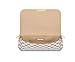 Women's Canvas Pochette Favorite MM Double-use Chain Flap Bag Small Crossbody Bag Shoulder Bag (white)