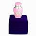 M MEILINXU Small Keepsake Urn for Human Ashes, Mini Cremation Urns - Fits a Small Amount of Cremated Remains - Display Burial at Home or Office Decor (Pink Butterfly, Hand Engraved Brass Urn