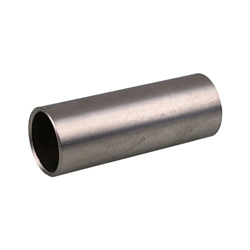 Goodjobb Stainless Steel Guitar Slider Finger Knuckle String Slides Tube 60mm Silver