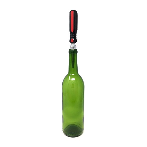 Screwdriver Handle Wine Bottle Stopper - Handmade from Repurposed Tools - Thumbnail 2