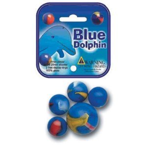 Dolphin Marbles, Blue