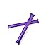 SHINDEL Thunder Sticks, 50 Pairs Cheer Sticks Inflatable Boom Sticks Noisemakers, Purple
