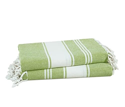 LANE LINEN 100% Cotton Beach Towel with Bag Piece Towels