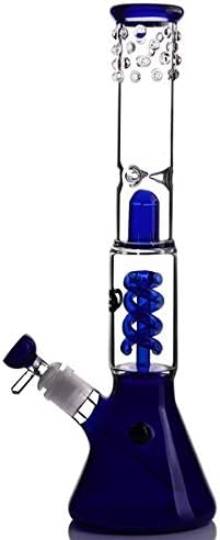 Cute 14.5 Inch Blue Glass