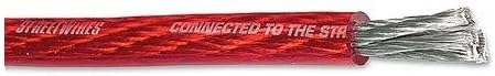 StreetWires BEST 8 Gauge RED Power Cable ZN3-8250R (8' Increments, CUT-TO-ORDER) 8 AWG Primary Cable, Each Unit Purchased = 8 Feet
