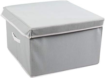 Vouch Non Woven Foldable Clothes Organizer Bag, Grey