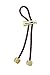 Pulleez Sliding Ponytail Holder Accessory Featuring Knot Charms (Gold)