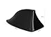 AUTOLOVER Universal Antenna Car with Blank Radio Shark Fin Antenna Shark Fin Shaped Radio Signal Decorative(Black)