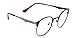 TIJN New Round Metal Non-prescription Glasses Frame with Clear Lens