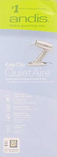 EasyClip Quiet Aire Dryer, Professional Animal Grooming, QD-1 (75310)