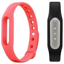 Xiaomi Mi Band Smart Wristband Bracelet Fitness Wearable Tracker Waterproof IP67 MiBand Smartband (Black-Pink)