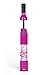 Vinrella Wine Bottle Umbrellas | Compact, Light, No Drip, Fun Gift, Manual, Waterproof, Anti-UV | Small Folding Bottle Umbrella for Rain - Artistic Purple
