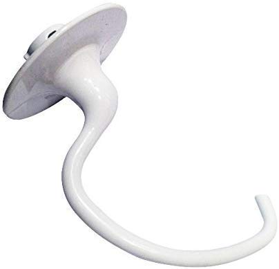 Stand Mixer 5QT Coated Dough Hook (18.5cm) Fits Bowl Lift Only. K5ADH WPW10674621. Compatible with 5QT Bowl Lift Mixers.