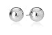 Amazon Collection 10k White Gold 7mm Ball Studs