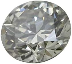 Round Cut Loose Diamond (0.34 Ct, Natural Fancy Grayish Yellowish Green Color, SI1 Clarity) GIA Certified
