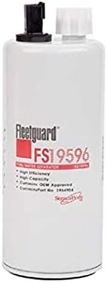 Fleetguard FS19596 pack of six filters with 93.73 mm outer diameter