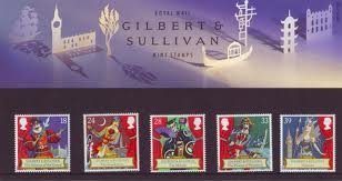 Gilbert & Sullivan Presentation Pack Stamps 1992 Pack No.229