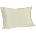 Spasilk Pure Silk Pillowcase, Charmeuse Silk Pillowcase, Hypoallergenic, Queen Sized, Ivory