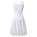 Herou Women Summer Beach Casual Flared Midi Tank Dress (Medium, White)