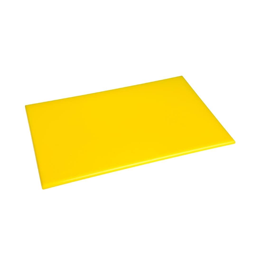 Hygiplas Standard High Density Yellow Chopping Board for Cooked Meat 45x30cm — image 1