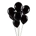 MOWO Black White Latex Balloons, Party Decorations, Helium Balloons, 12 inches, 3.2g/pcs, Pack of 100