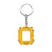 Blingsoul Friends Keychain TV Show - Friends Merchandise Yellow Peephole Picture Frame Halloween Gifts