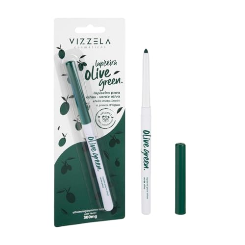 Lapiseira Olhos Olive Green Verde Oliva Original Vegano Vizzela