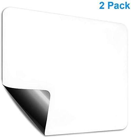 SAMAIRA SUNSHINE 11 x 17 Magnetic Dry Erase Refrigerator White Board Sheets - Stays Whiteboard Message for The Kitchen, Locker, Fridge Pack of 2