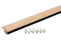 M-D Building Products 48905 72-Inch Hardwood Transition with Snap Track Tile to Laminate