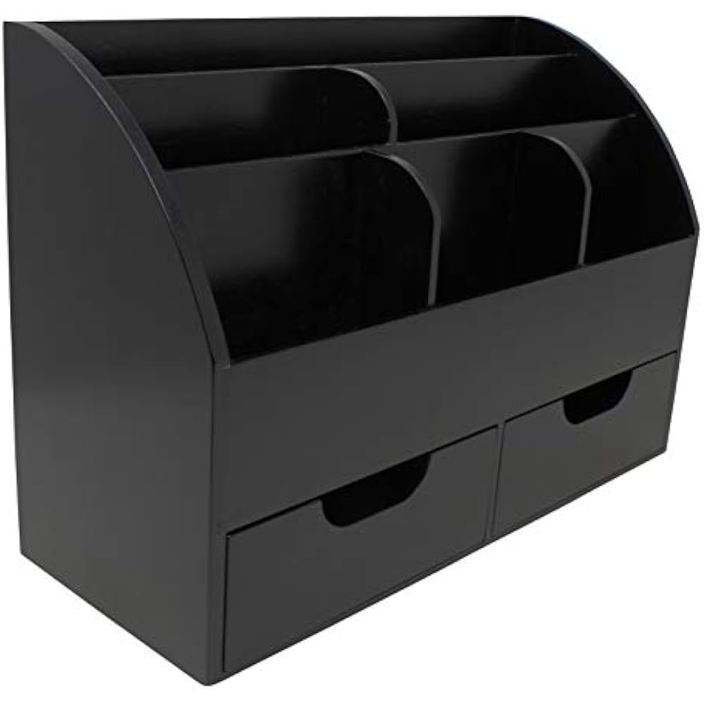 Vintage Rustic Wooden Office Desk Organizer & Mail Rack ...